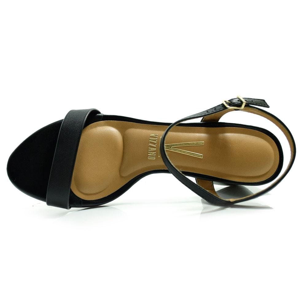 Sandália de Salto Bloco Feminina Vizzano 6291.900.8389 Preto 6