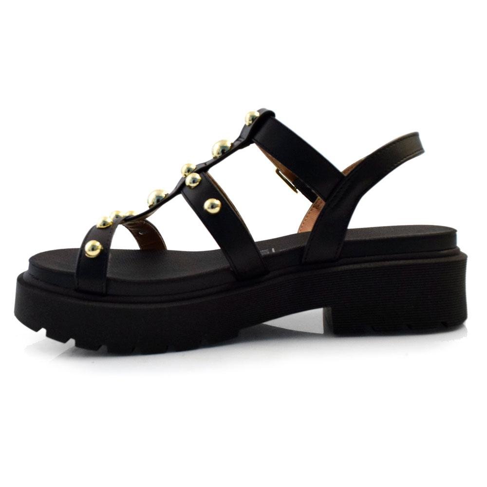 Sandália Flat Feminina Vizzano 6499.110.7286 Preto 5