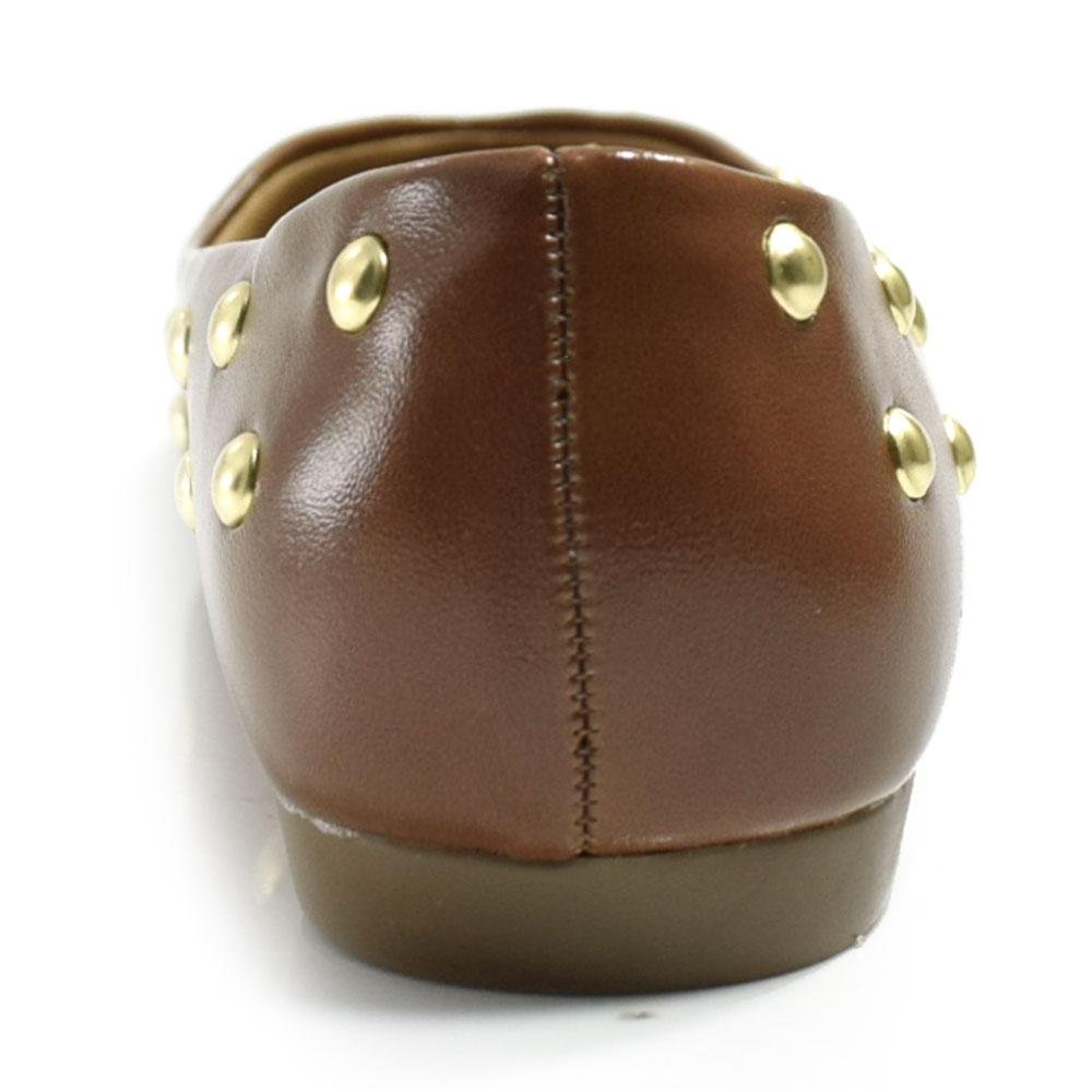 Sapatilha de Bico Fino Feminina Cazzualen 866025 Marrom 4