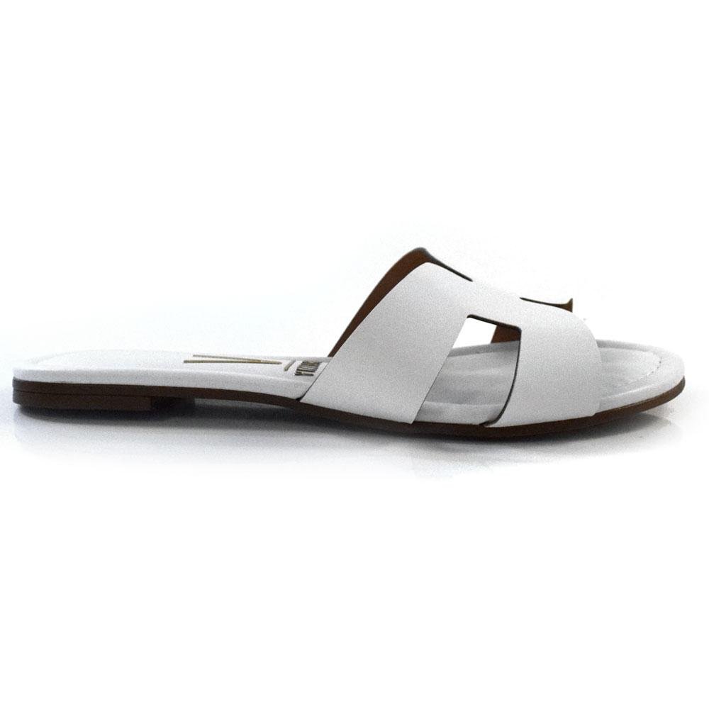 Sandália Rasteira Feminina Vizzano 6371.367.7286 Branco 3