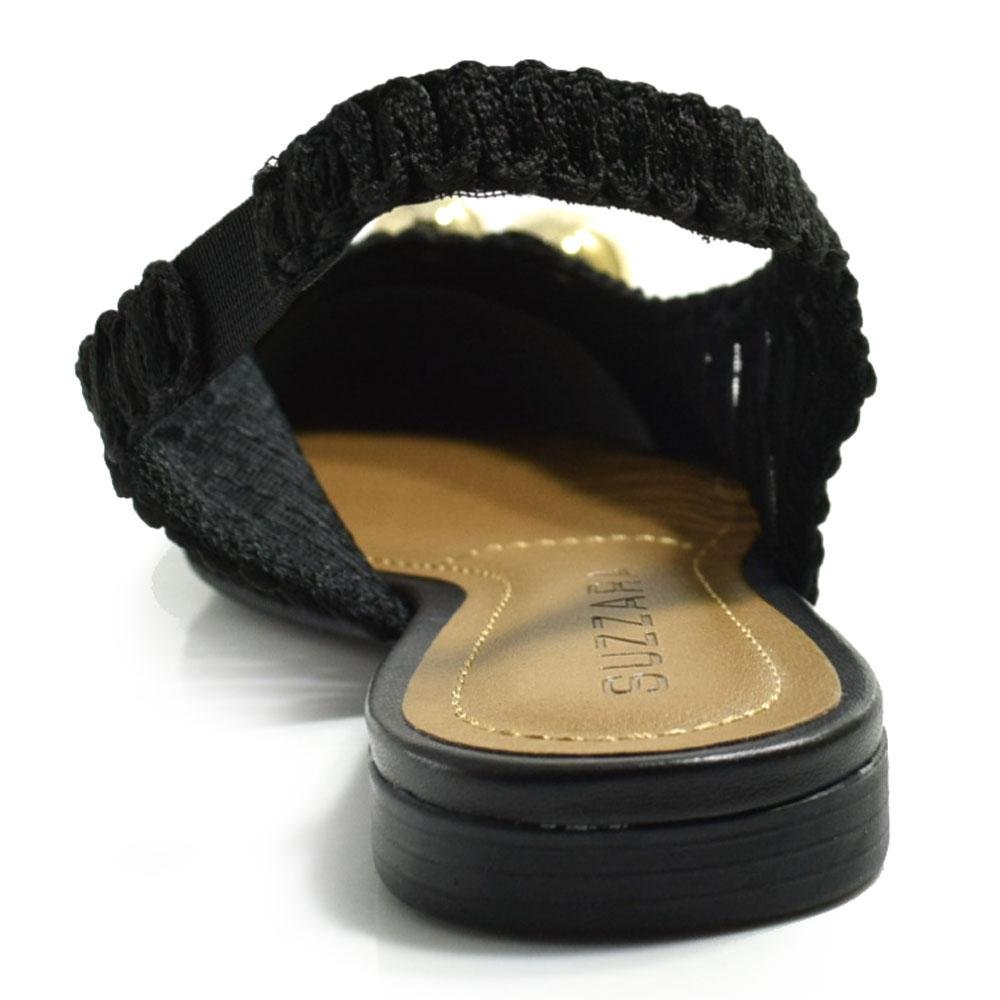 Sapatilha Slingback Feminina Suzzara 373314 Preto 4