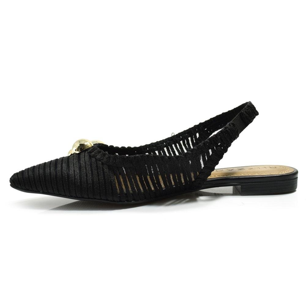 Sapatilha Slingback Feminina Suzzara 373314 Preto 5