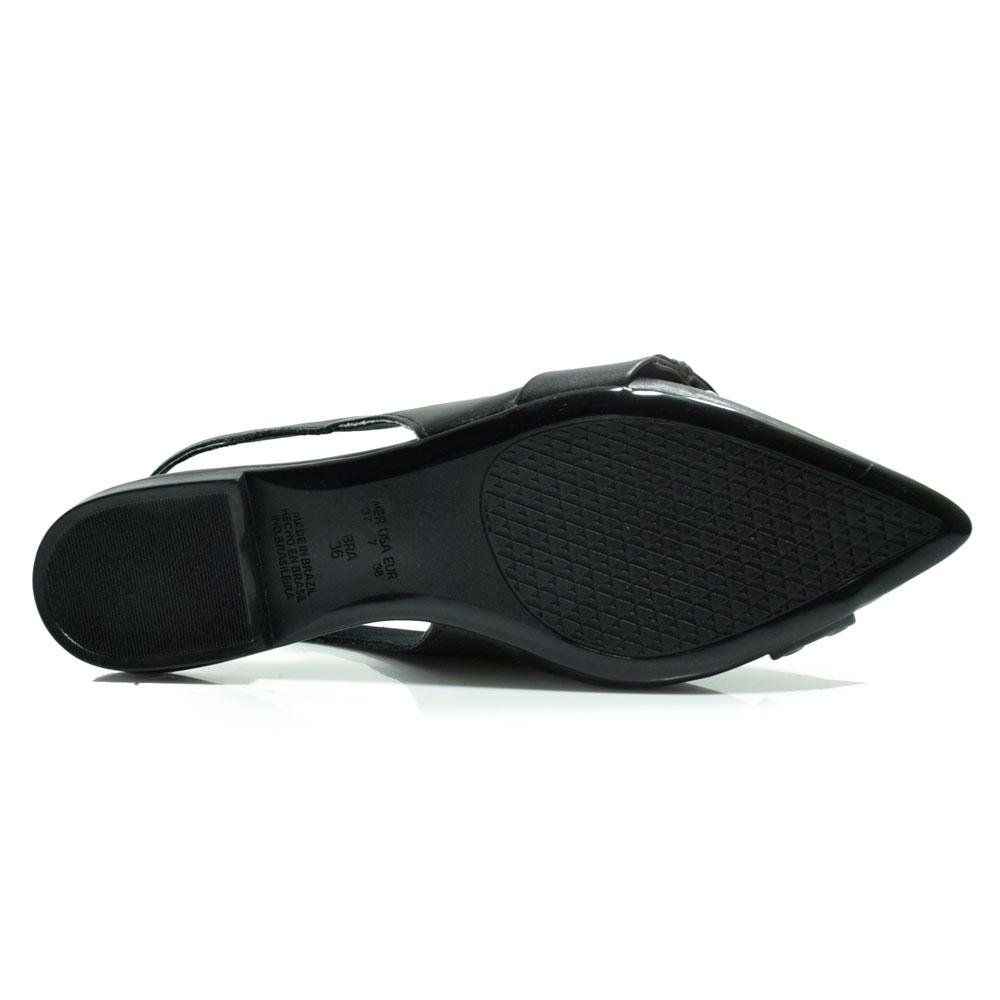 Sapatilha Slingback Feminina Cazzualen 866075 Preto 7