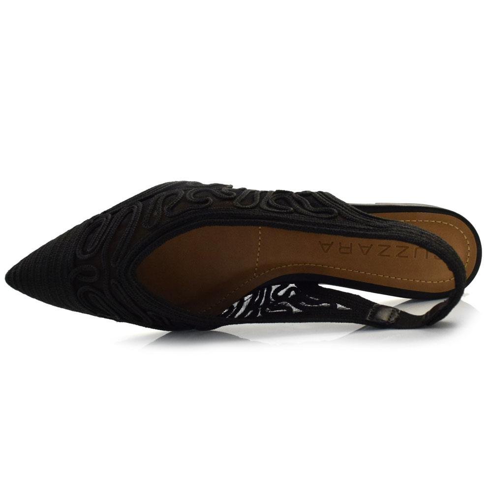 Sapatilha Slingback Feminina Suzzara 373280 Preto 6