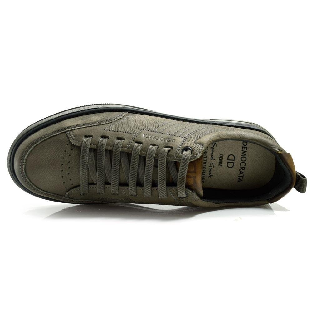 Sapatênis de Couro Masculino Democrata Dylan 640101 Marrom 6