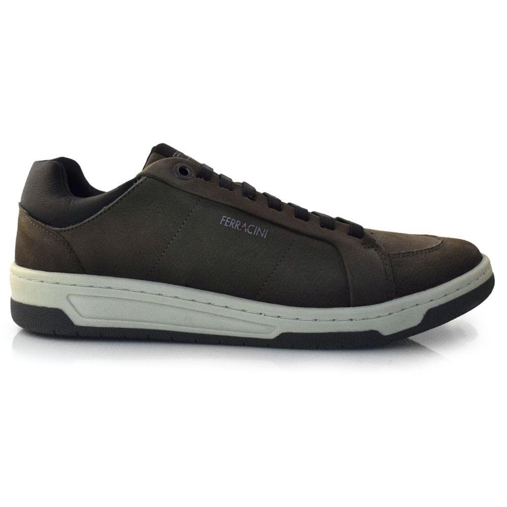 Sapatênis Masculino de Couro Ferracini Vox 8050 Marrom 3