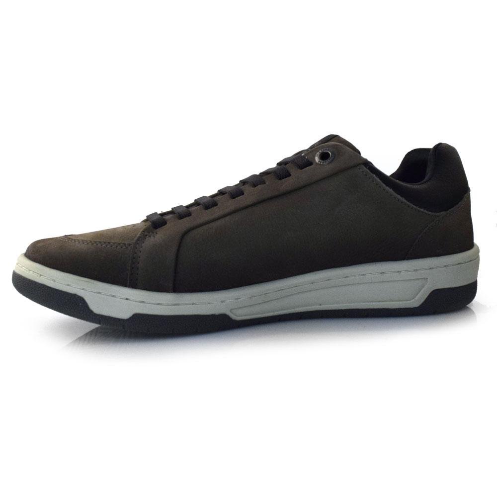 Sapatênis Masculino de Couro Ferracini Vox 8050 Marrom 5
