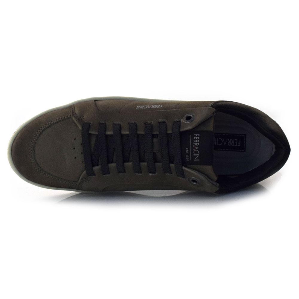 Sapatênis Masculino de Couro Ferracini Vox 8050 Marrom 6