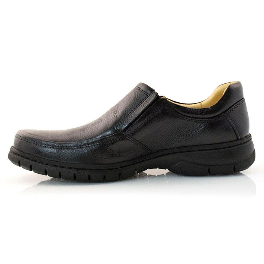 Sapato Social de Couro Anatomic Gel 7902 Preto 4