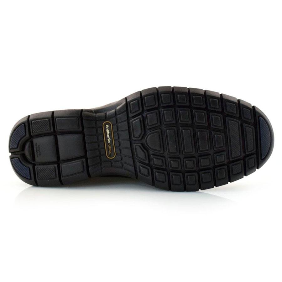Sapato Social de Couro Anatomic Gel 7902 Preto 6