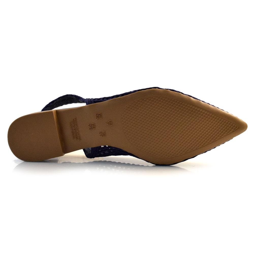 Sapatilha Slingback Suzzara 373252 Azul 8