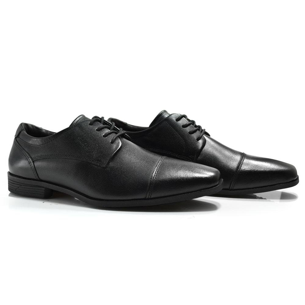 Sapato Social de Couro Ferracini London 4460 Preto 2