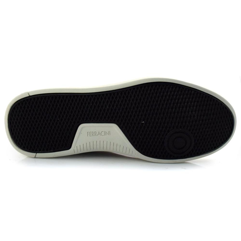 Sapatênis Masculino de Couro Ferracini 1056 Cinza 7