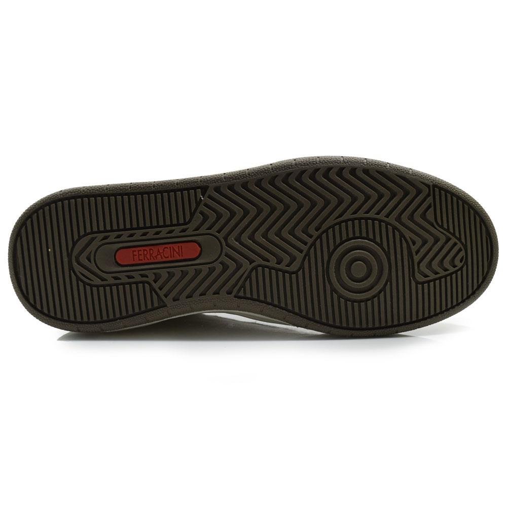 Sapatênis Masculino de Couro Ferracini Vox 8052 Creme 7