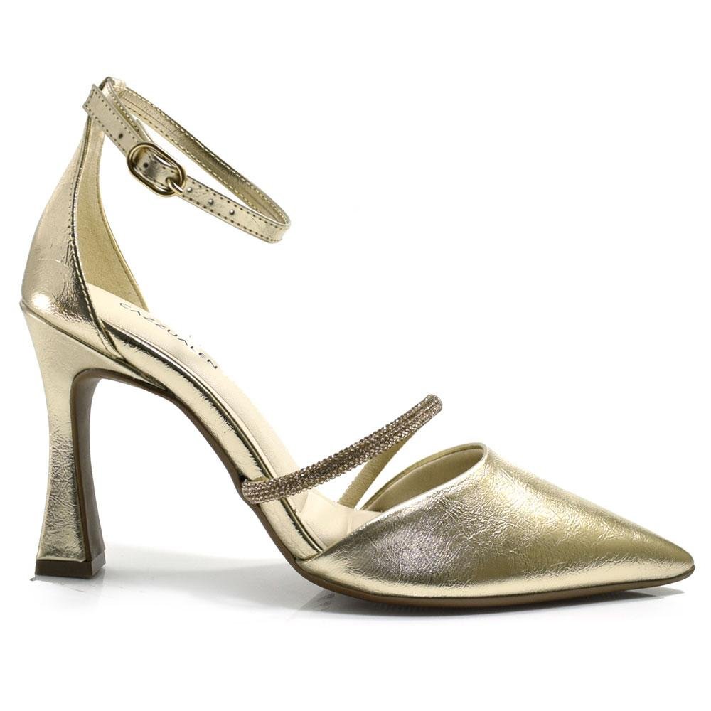 Scarpin de Salto Taça Cazzualen T9419-231 Dourado 3