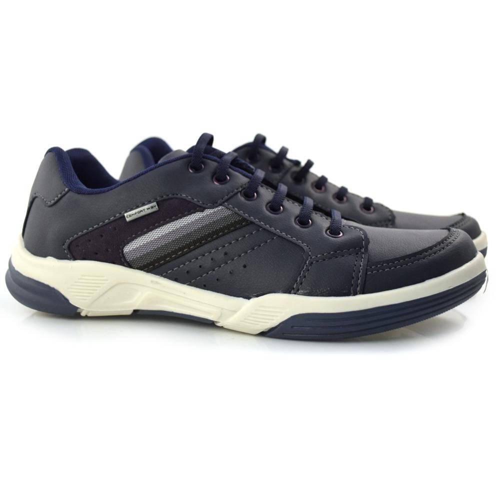 Sapatênis Masculino Confort Way 6356 Azul 2