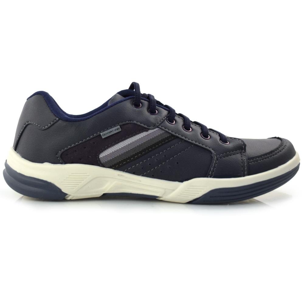 Sapatênis Masculino Confort Way 6356 Azul 4