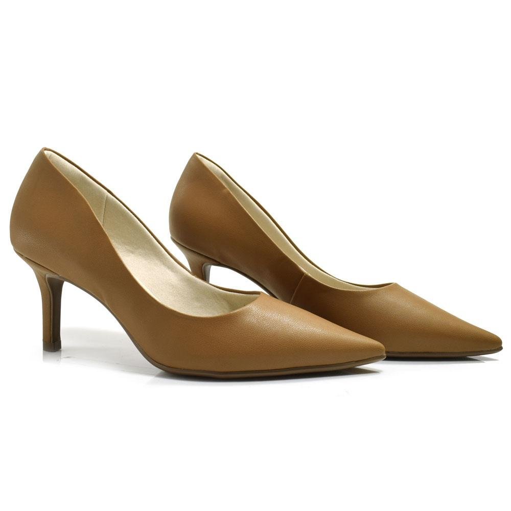 Scarpin Feminino Cazzualen T7029-145 Marrom 2
