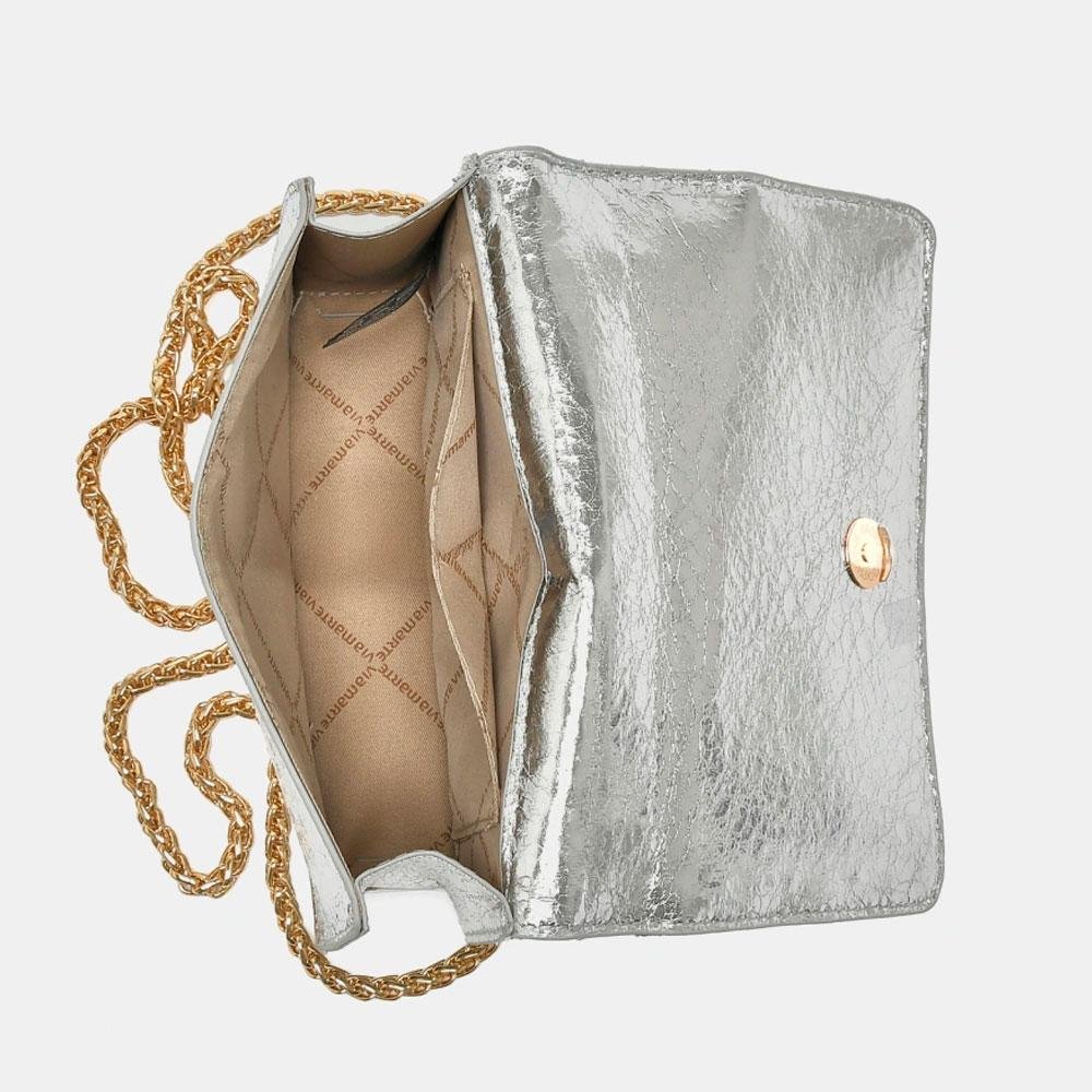 Shoulder Bag Feminina Via Marte B2-616-01 Prata 4