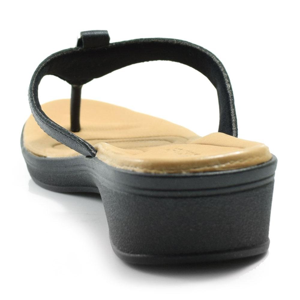 Tamanco de Couro Feminino Usaflex AF0406 Preto 4