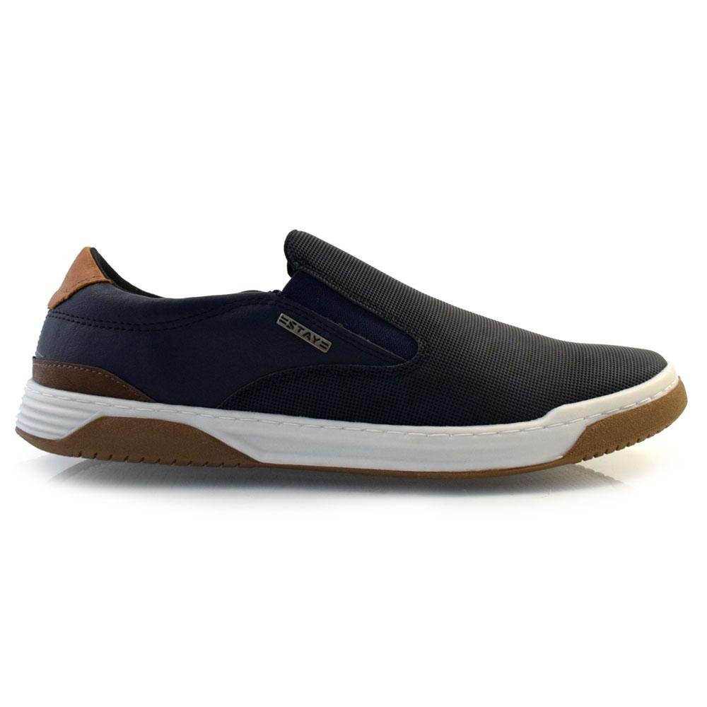 Slip On Masculino Stay 40004 Azul 4