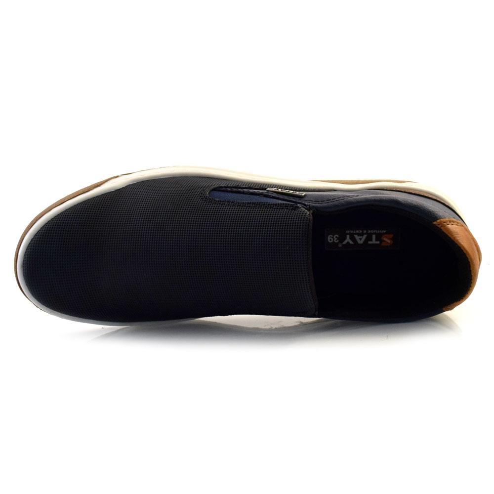 Slip On Masculino Stay 40004 Azul 7
