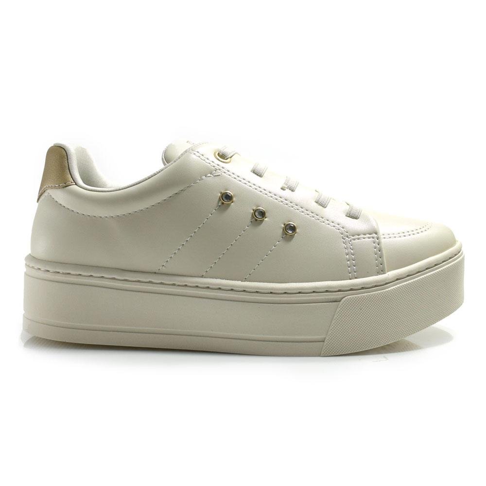 Tênis Casual Feminino Ramarim 2597121 Creme 3