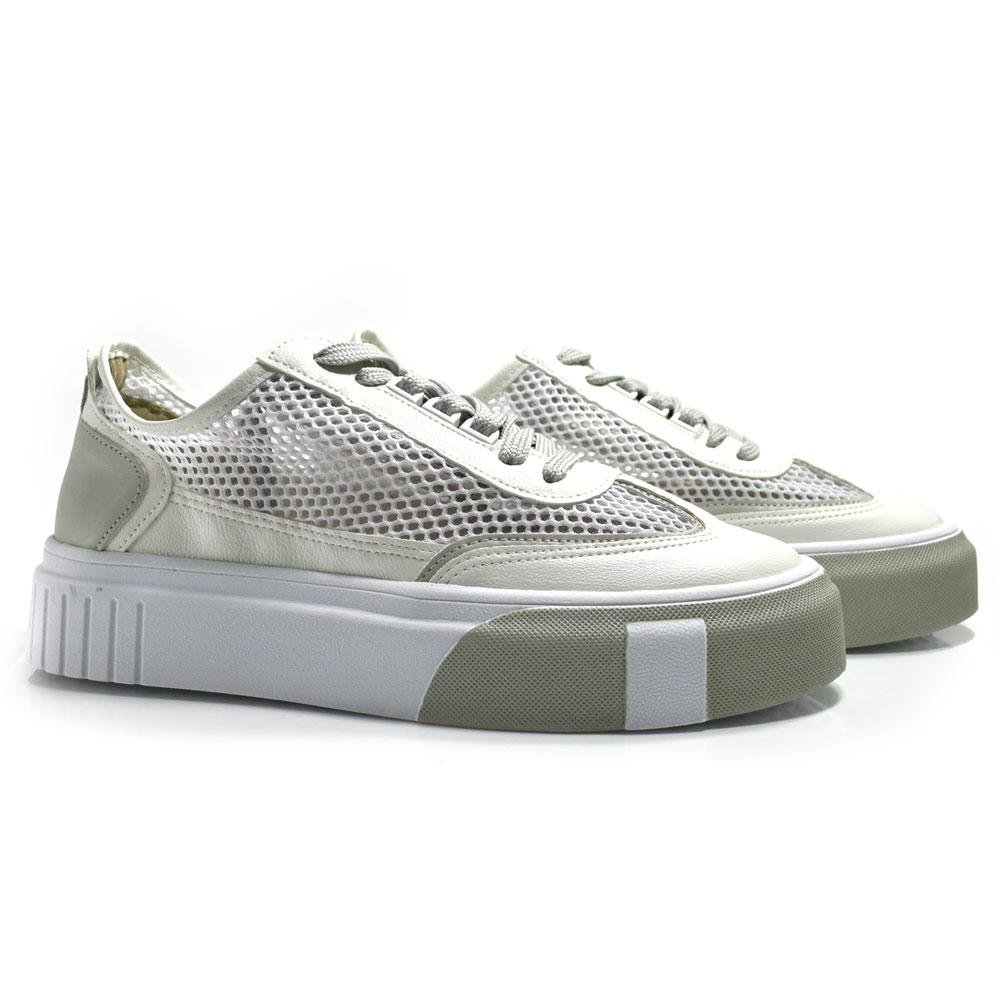 Tênis Casual Feminino Suzzara 029-0618 Branco 2