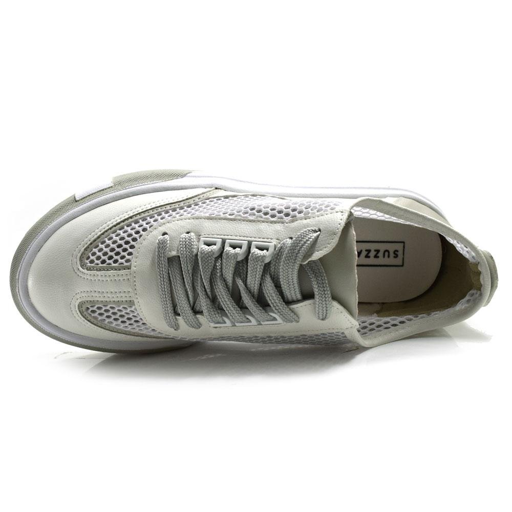 Tênis Casual Feminino Suzzara 029-0618 Branco 6