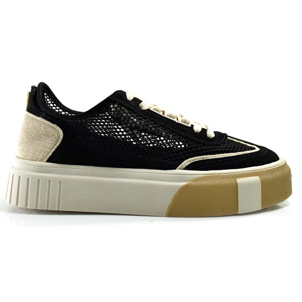 Tênis Casual Feminino Suzzara 029-0618 Preto 3