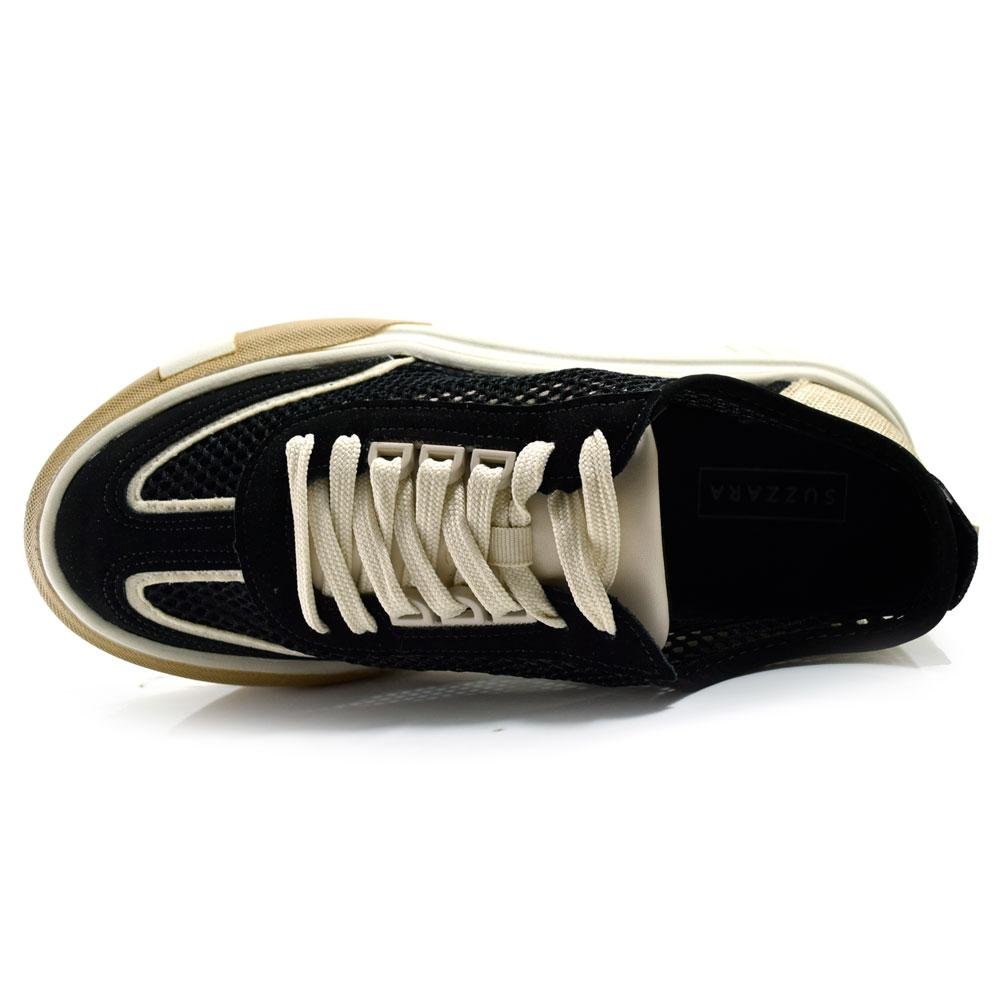 Tênis Casual Feminino Suzzara 029-0618 Preto 6