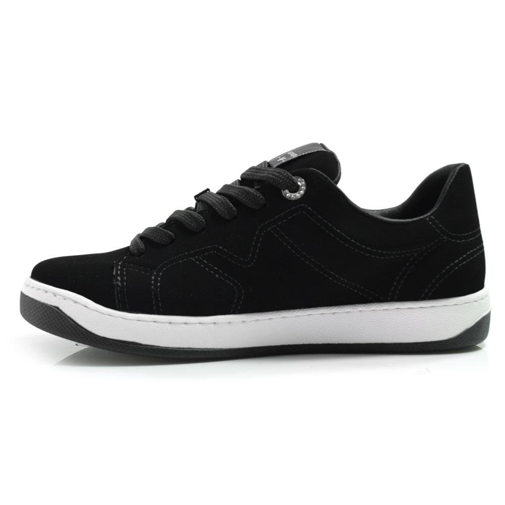 Tênis Casual Feminino Via Marte 220-003-02 Preto 5