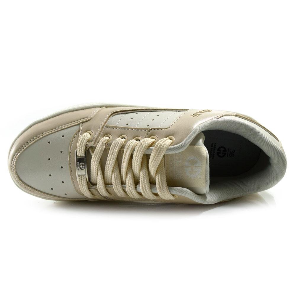 Tênis Casual Ollie Feminino BLISS-F Bege 6