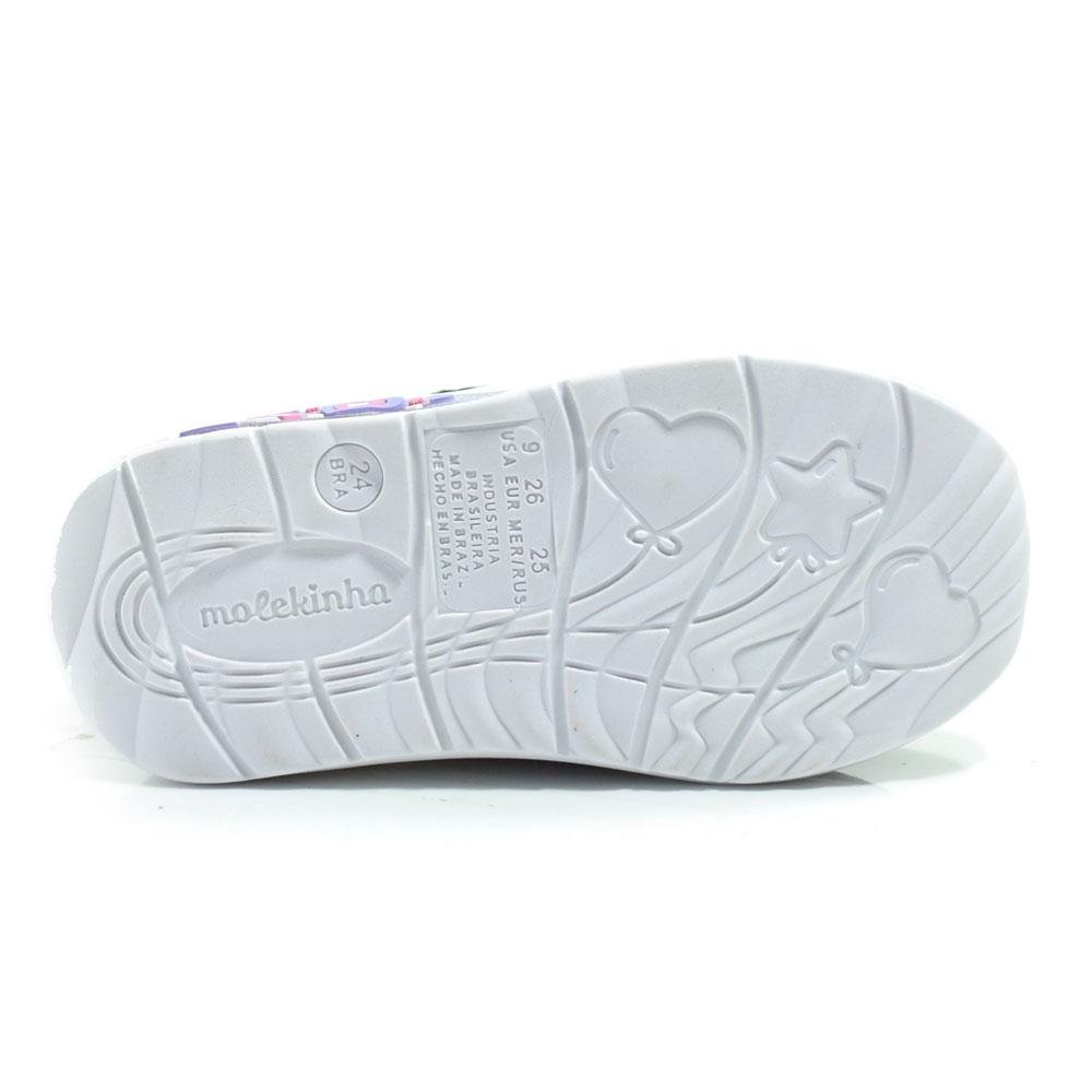Tênis de LED Infantil Molekinha 2731.409.29628 Preto 7