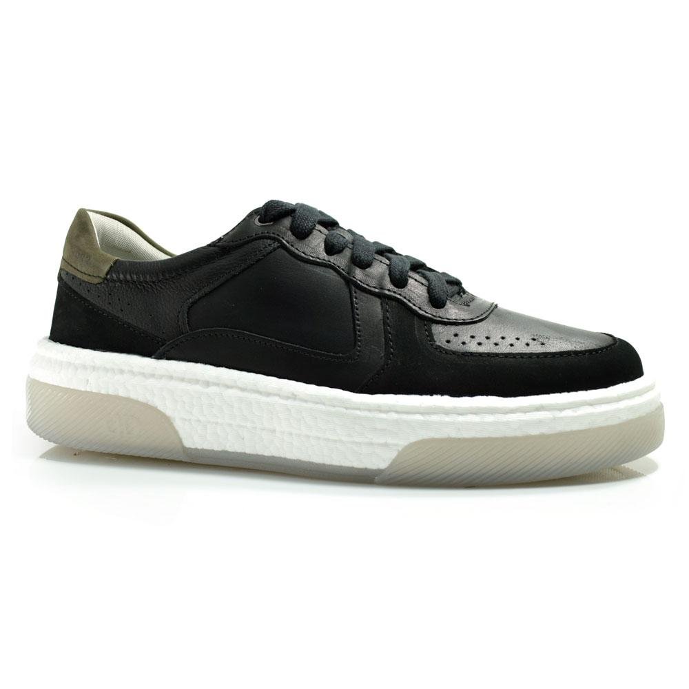 Tênis de Couro Masculino Democrata Beat Pulse 623101