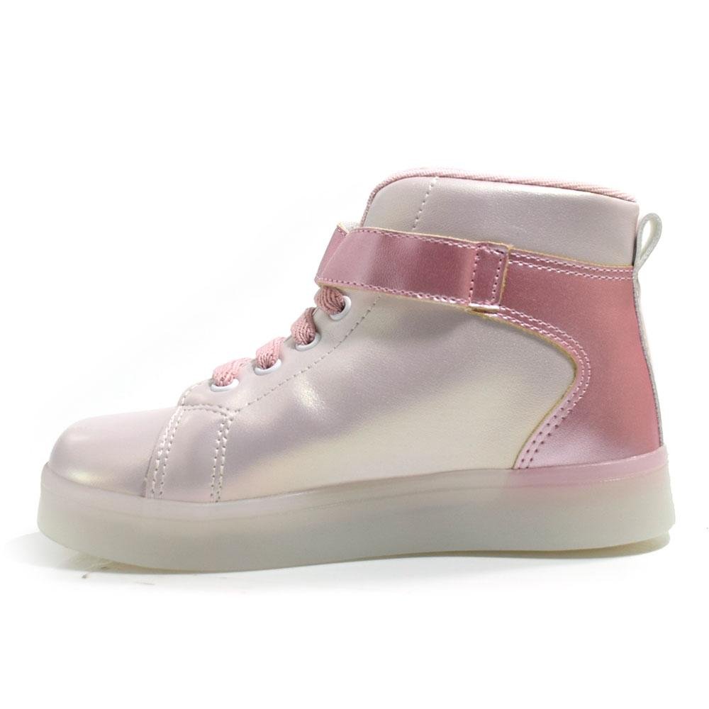 Tênis de LED Infantil Mini Sua Cia 7057.00064 Rosa 5