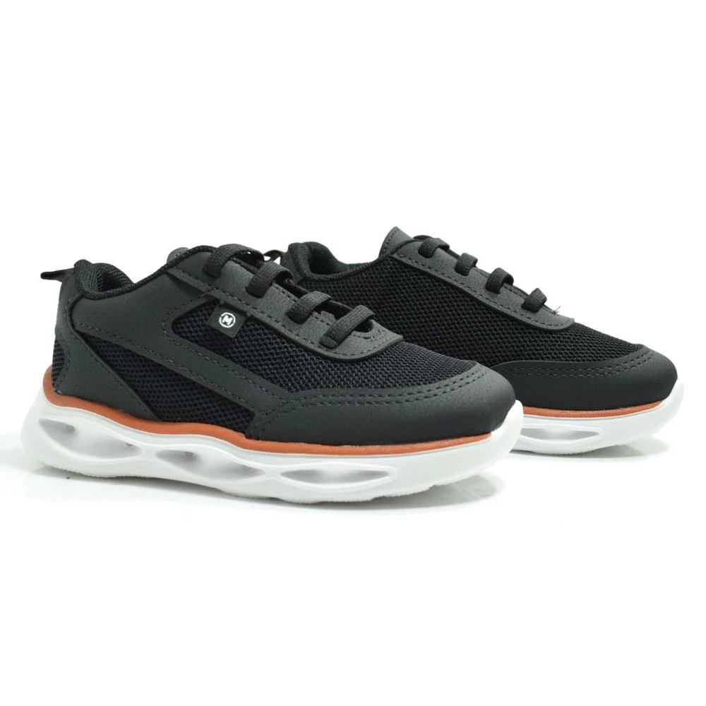 Tênis Infantil de LED Molekinho 2620.120.29343 Preto 2