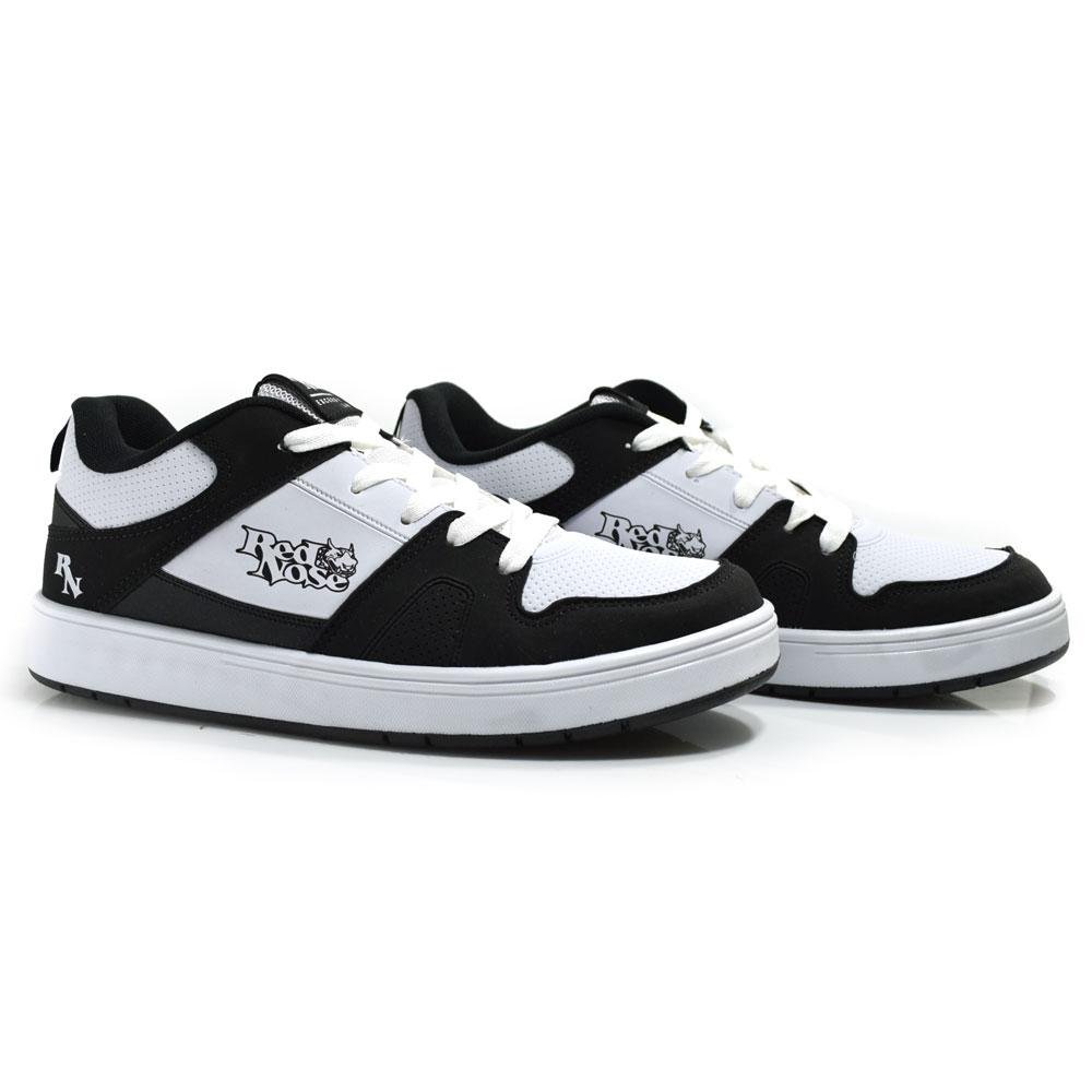 Tênis Masculino Street e Casual Red Nose RNVM305 Branco/Preto 2
