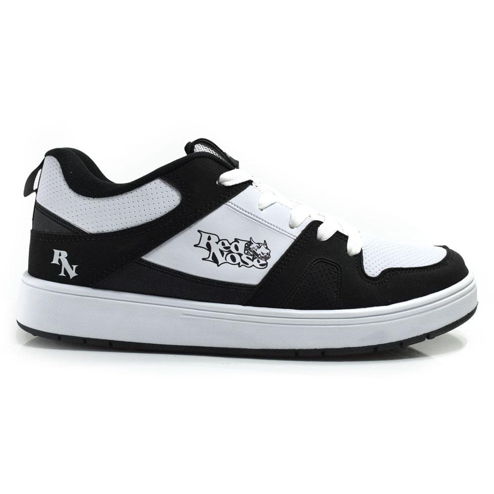 Tênis Masculino Street e Casual Red Nose RNVM305 Branco/Preto 3