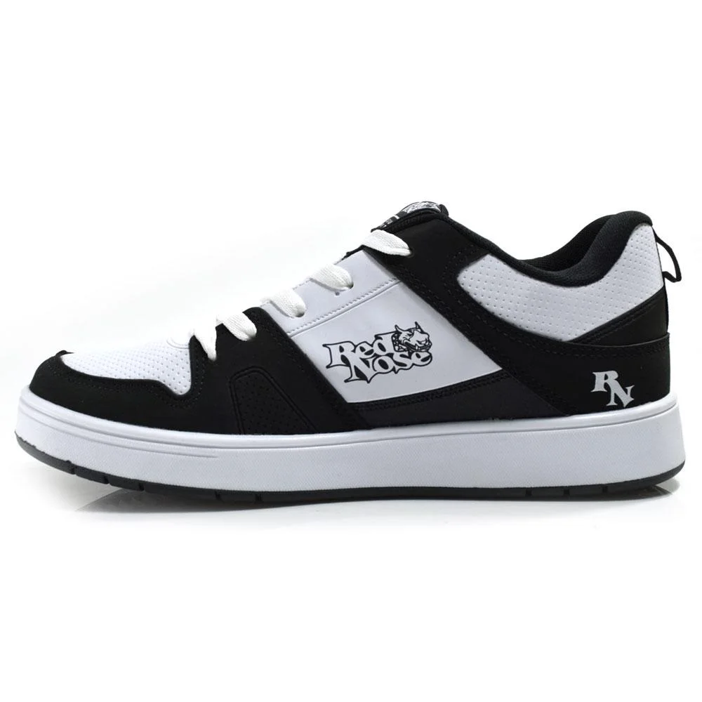 Tênis Masculino Street e Casual Red Nose RNVM305 Branco/Preto 5