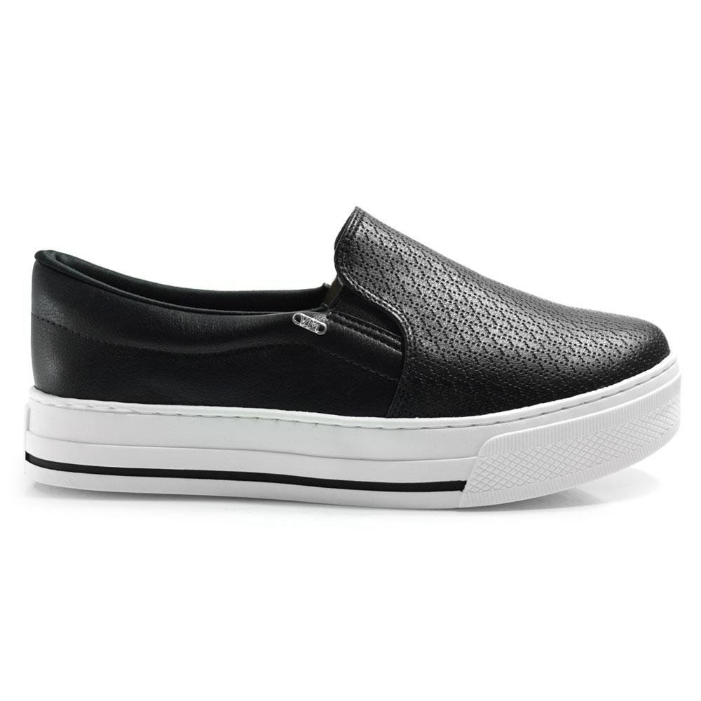 Tênis Slip On Feminino Via Marte 027-027-02 Preto 3