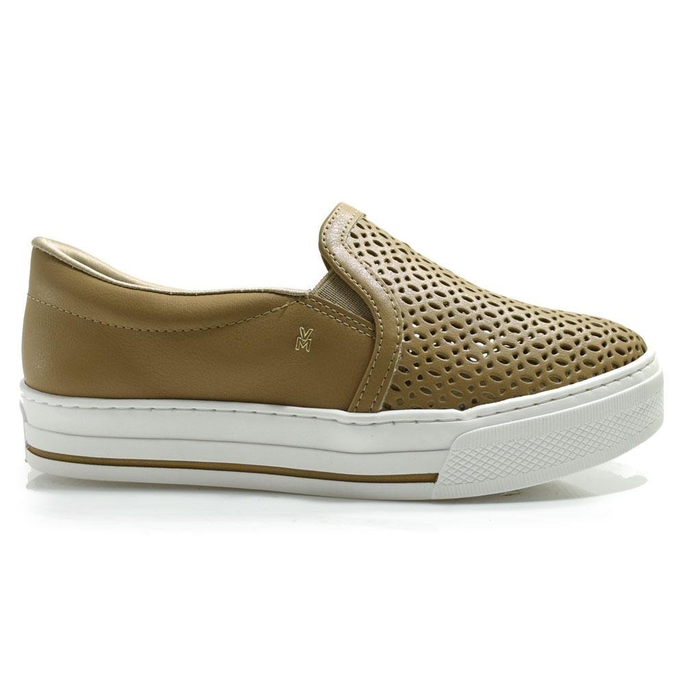 Tênis Slip On Feminino Via Marte Marrom 3