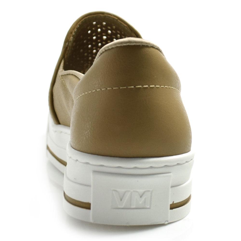 Tênis Slip On Feminino Via Marte Marrom 4