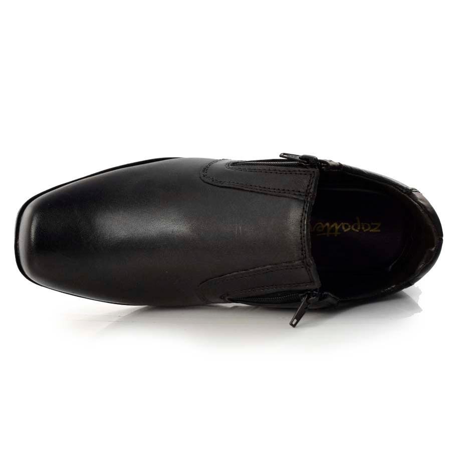 Bota Country Masculina em Couro Zapattero 0900 Preto 6