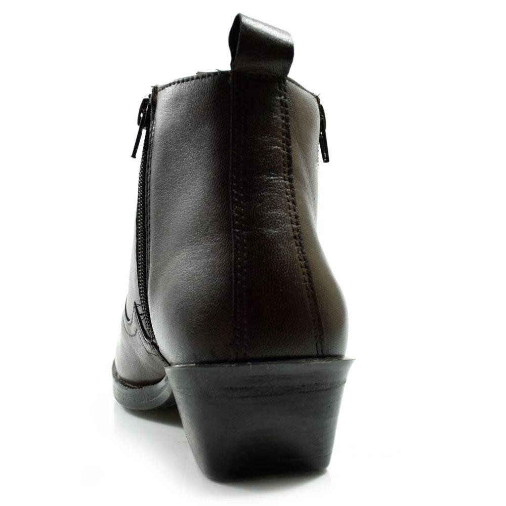 Bota Masculina Ferracini de Couro New Country 8907 Marrom 4