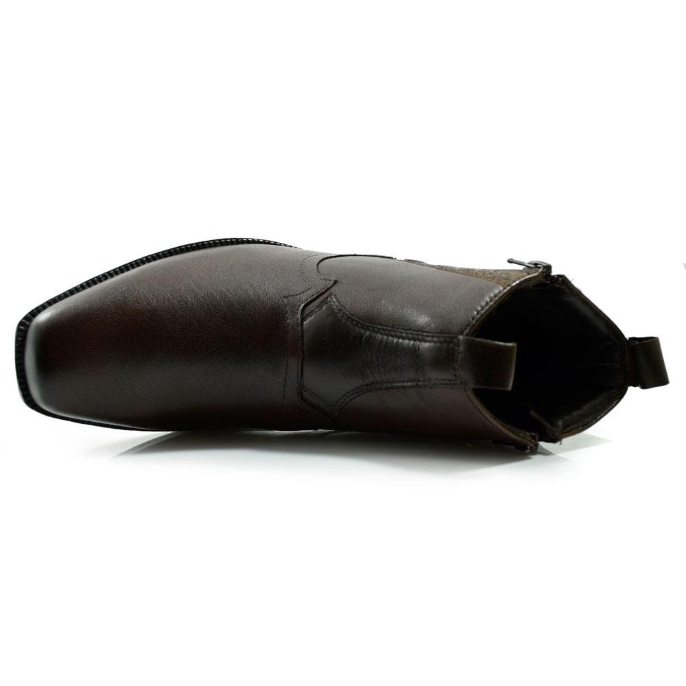 Bota Masculina Ferracini de Couro New Country 8907 Marrom 6