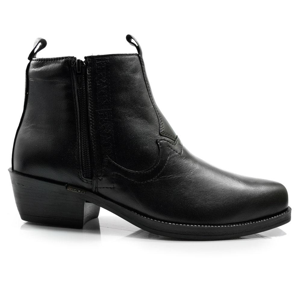 Bota Masculina Ferracini de Couro New Country 8907 Preto 3