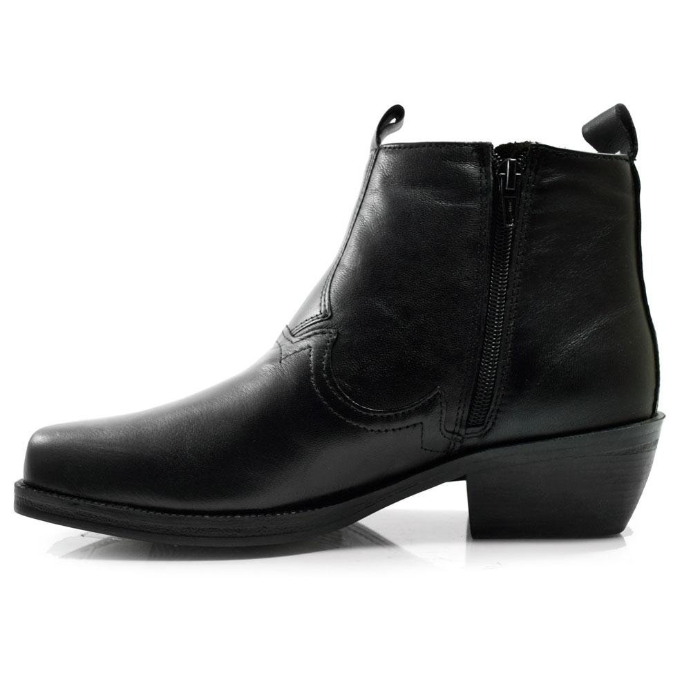 Bota Masculina Ferracini de Couro New Country 8907 Preto 5