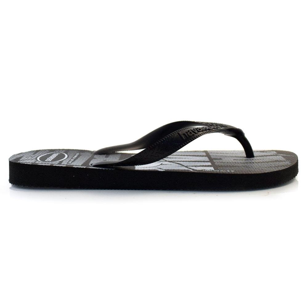 Chinelo Masculino Havaianas Top DC Logomania 4149823 Preto 2