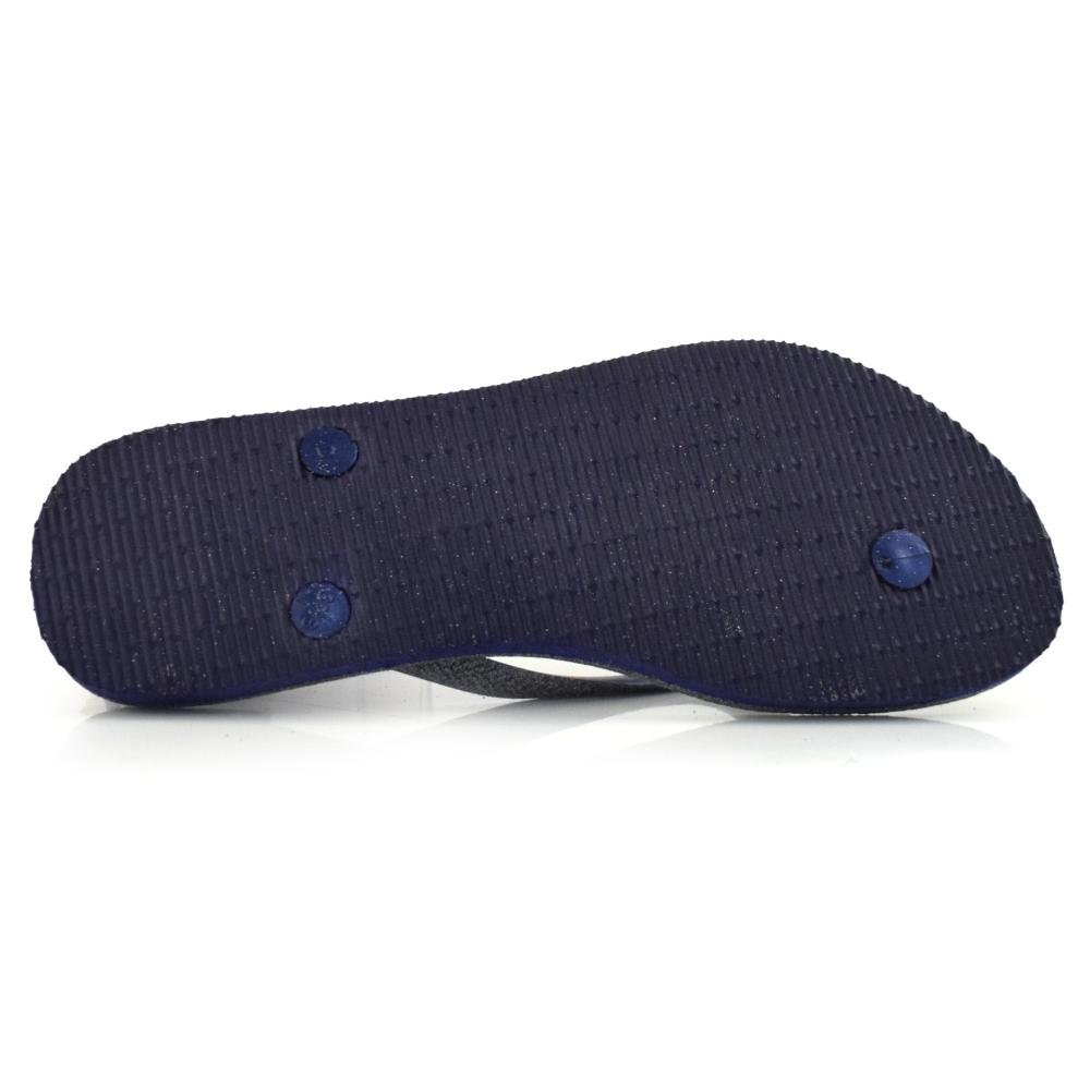 Chinelo Feminino Havaianas Slim Glitter 4148313 Azul 6